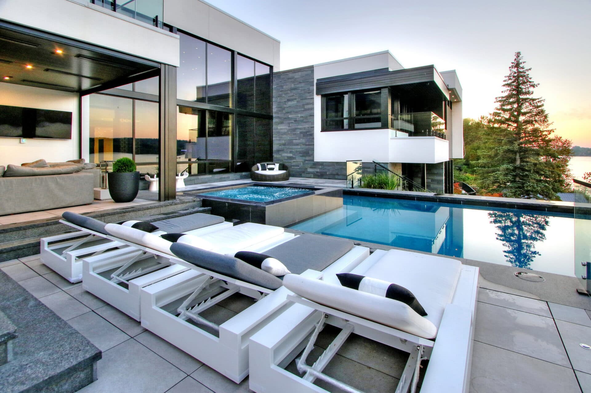 Luxury pool and outdoor living